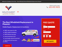 Tablet Screenshot of phoenixautoglass.org